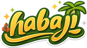 habaji কালো সোনালি লোগো